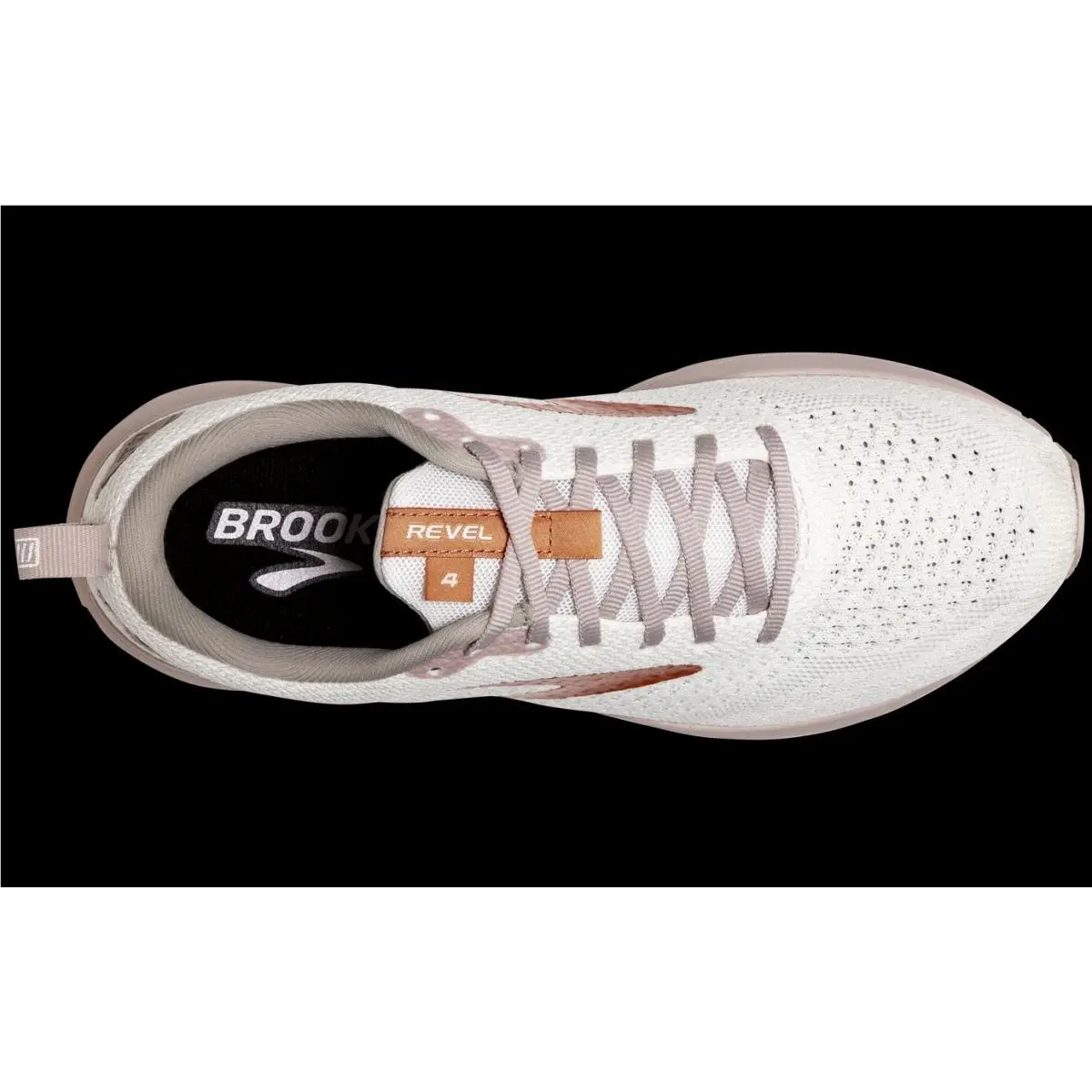 Brooks shoes - Revel 4 - Revel - 2160206 - White/Hushed Violet/Copper (UPC: 190340753169) 1
