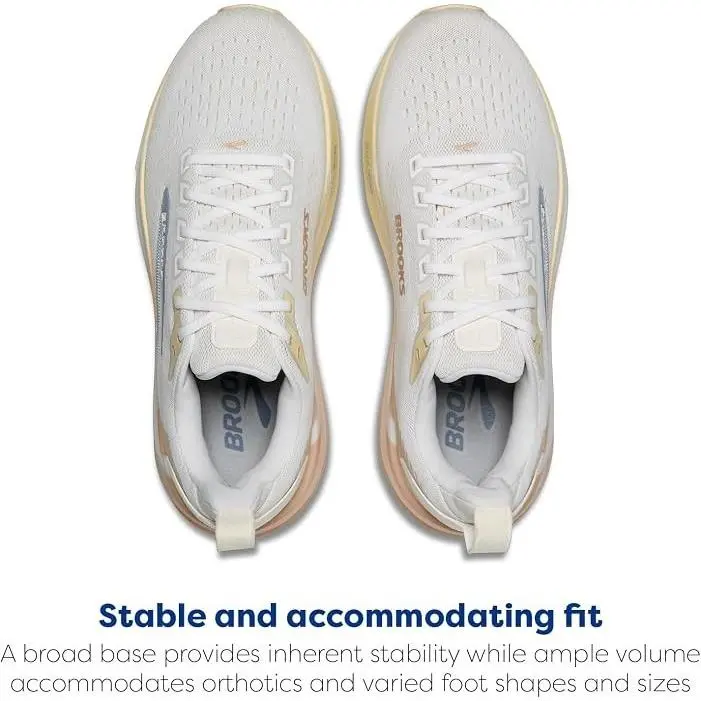 Brooks shoes - White/Rose/Rutabaga 2