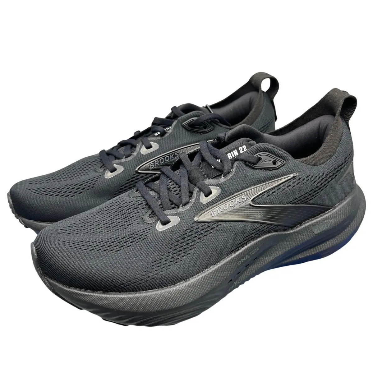 Brooks Glycerin 22 Running Shoes Women 10 Black Neutral Cushioning Road Run