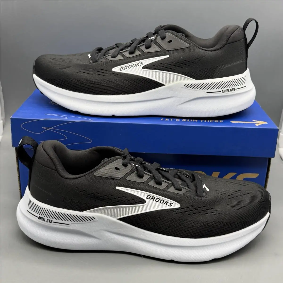 Brooks Ariel Gts 26 Women`s 11 B Road Running Walking Gym Training Shoes Black