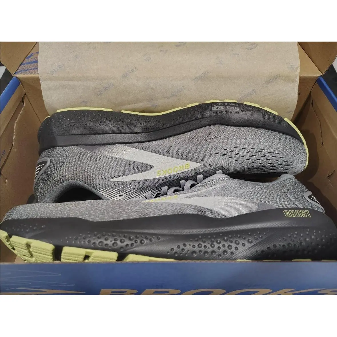Brooks shoes - Brooks Ghost 16 - Ghost - Gray (UPC: 0195394411751) 3