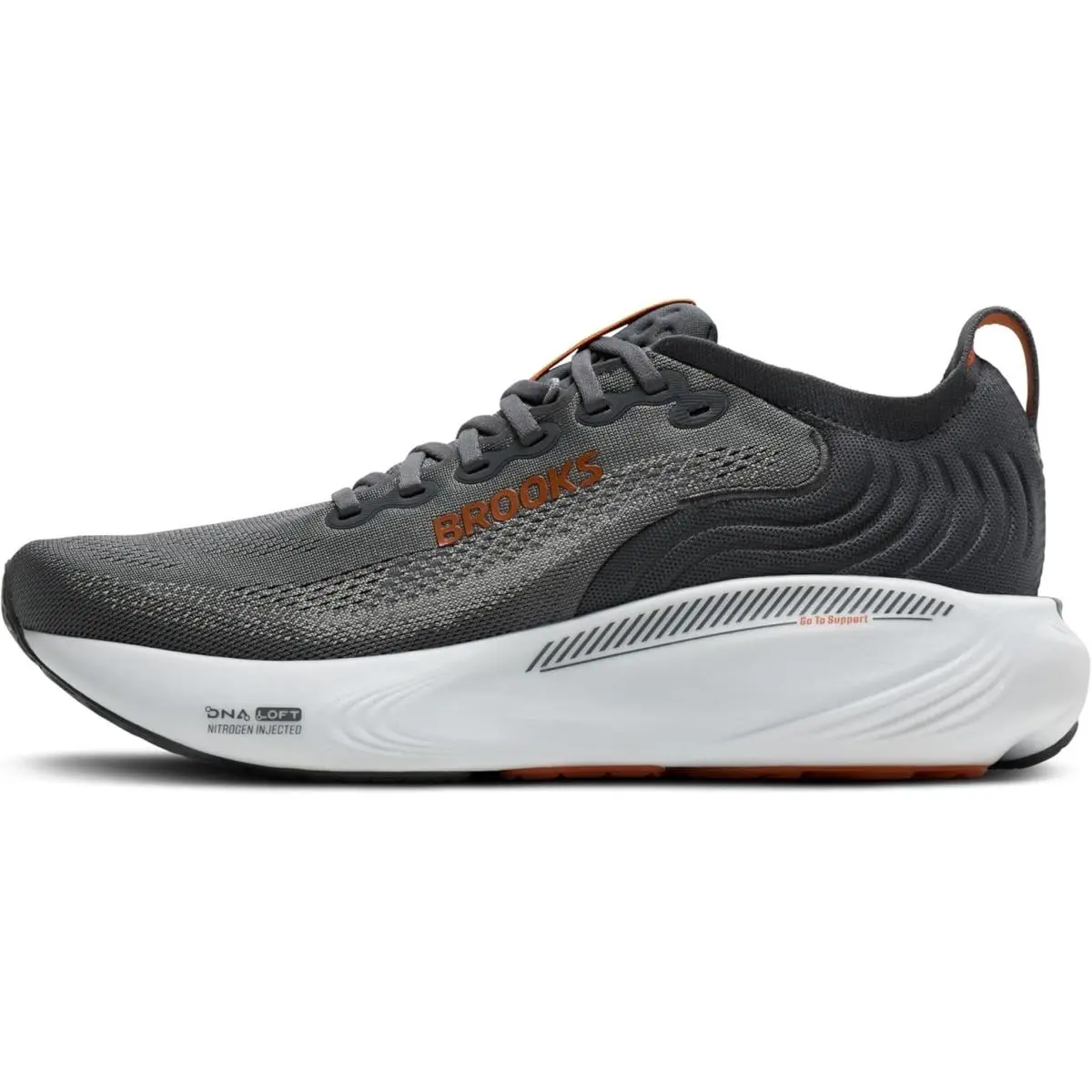Brooks shoes - Turbulence/Bombay Brown/Grey 3