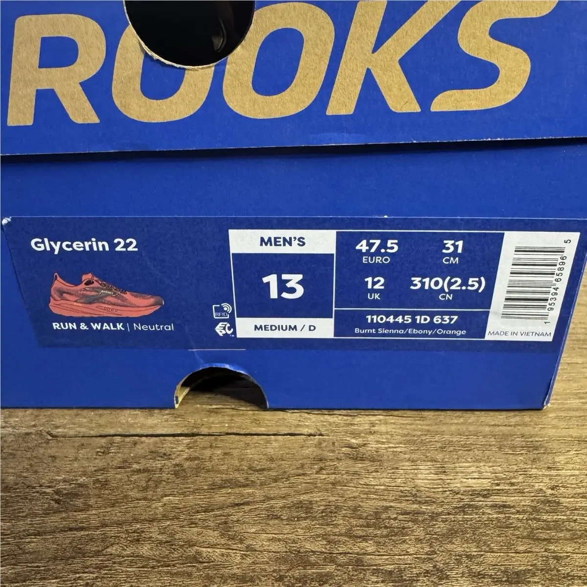 Brooks shoes - Brooks Glycerin 22 - Glycerin - 110445 1D 637 - Burnt sienna/Ebony/Orange, Manufacturer: Burnt Sienna/Ebony/Orange 0