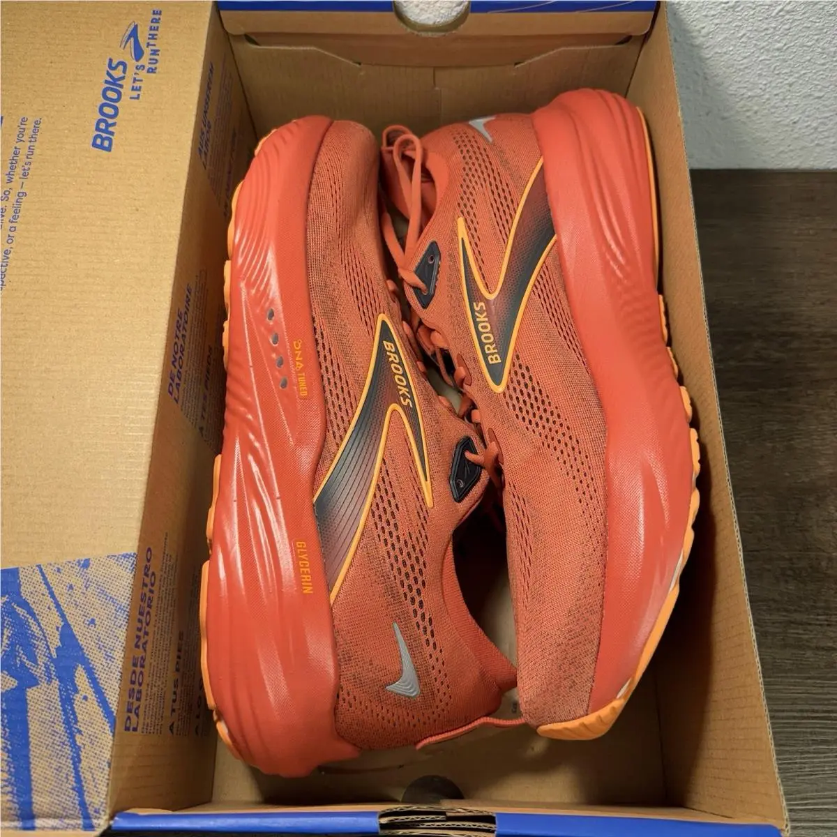 Brooks shoes - Brooks Glycerin 22 - Glycerin - 110445 1D 637 - Burnt sienna/Ebony/Orange, Manufacturer: Burnt Sienna/Ebony/Orange 1