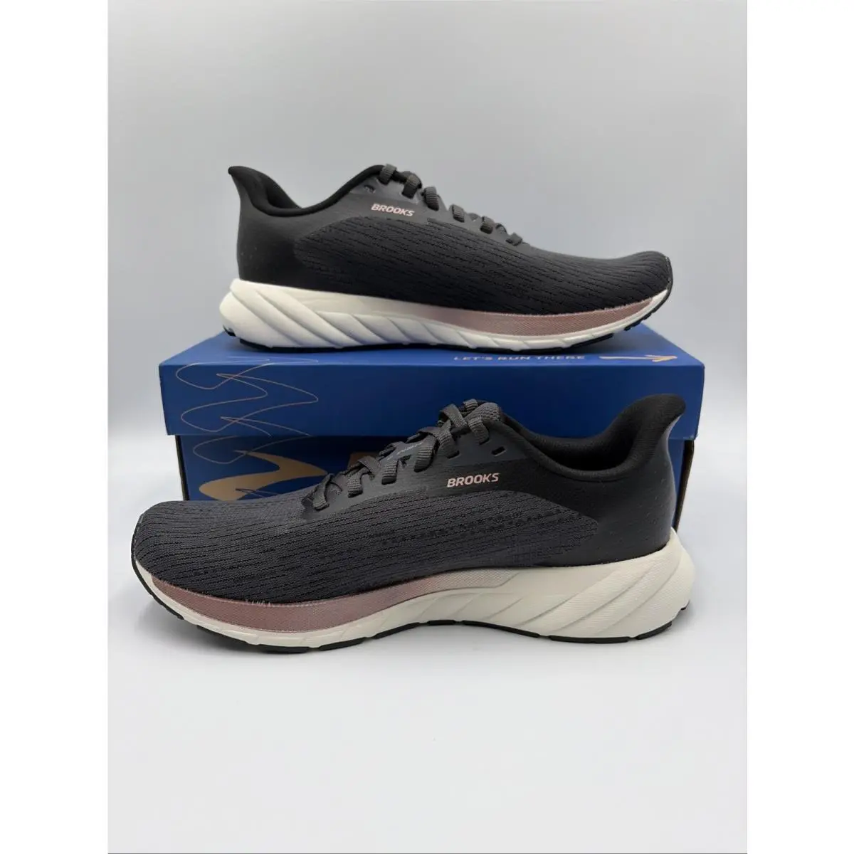 Brooks shoes - Brooks Anthem 7 - Anthem - 1204281B068 - Dark Gray Rose Gold (UPC: 195394667615) 0