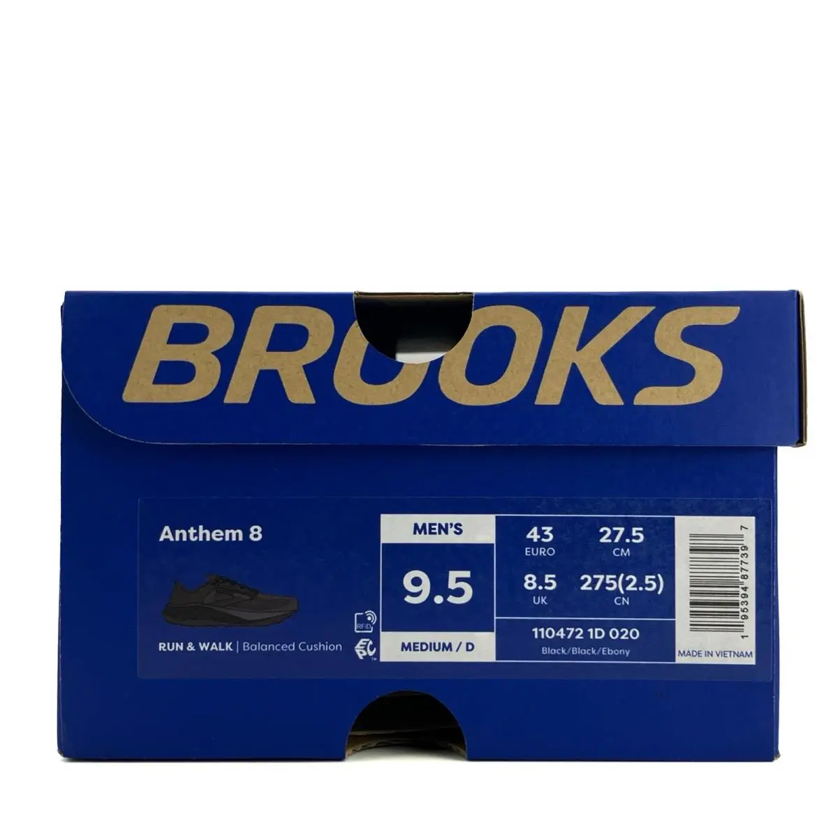 Brooks shoes - Brooks Anthem 8 - Anthem - 1104721D020 - Black/Black/Ebony 17