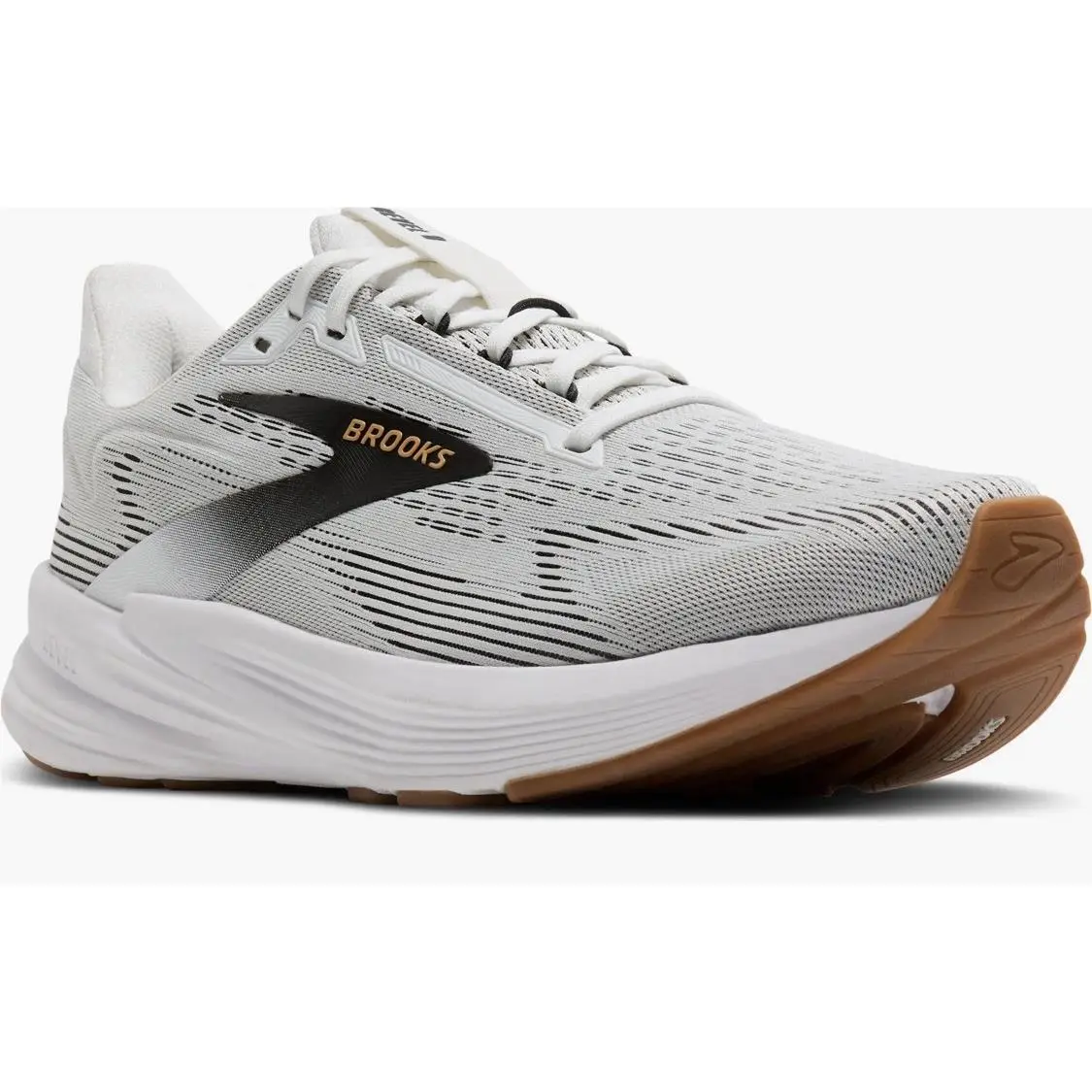 Brooks shoes - Brooks Revel 8 - Revel - White/Black/Oak Buff (UPC: 0195394683585) 0