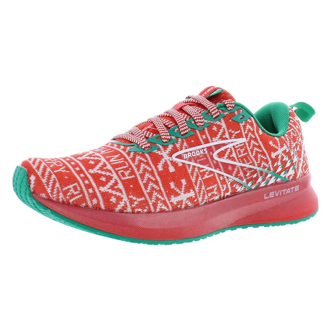 Brooks shoes - Red/White/Green, Main: Multi-colored (UPC: 195394003406) 0