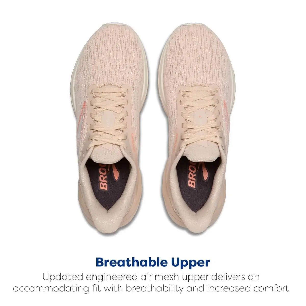Brooks shoes - 1204281B273.080 - 1204281B273080 - Almond/Grey/Desert Flower (UPC: 195394580440) 2