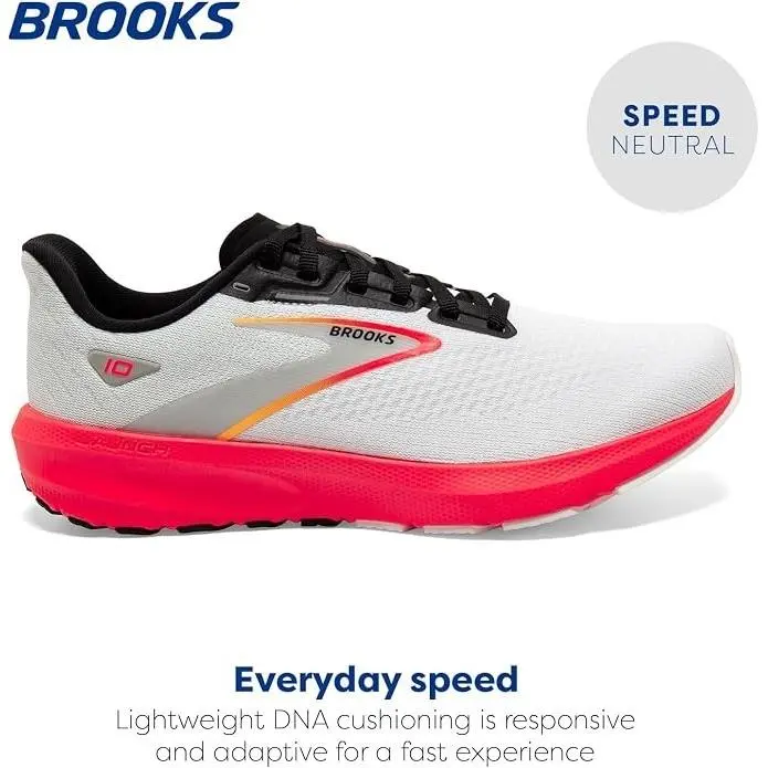 Brooks shoes - Brooks Launch 10 - Launch - Blue/Black/Fiery Coral 0