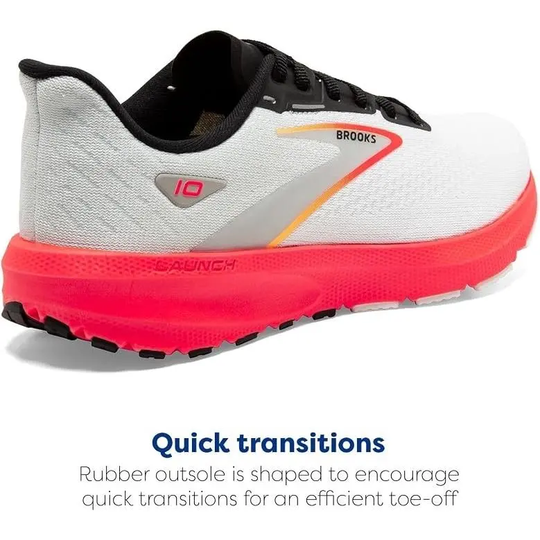 Brooks shoes - Brooks Launch 10 - Launch - Blue/Black/Fiery Coral 1