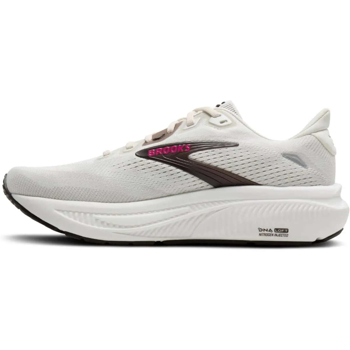 Brooks shoes - Coconut/Coffee/Fuchsia 3
