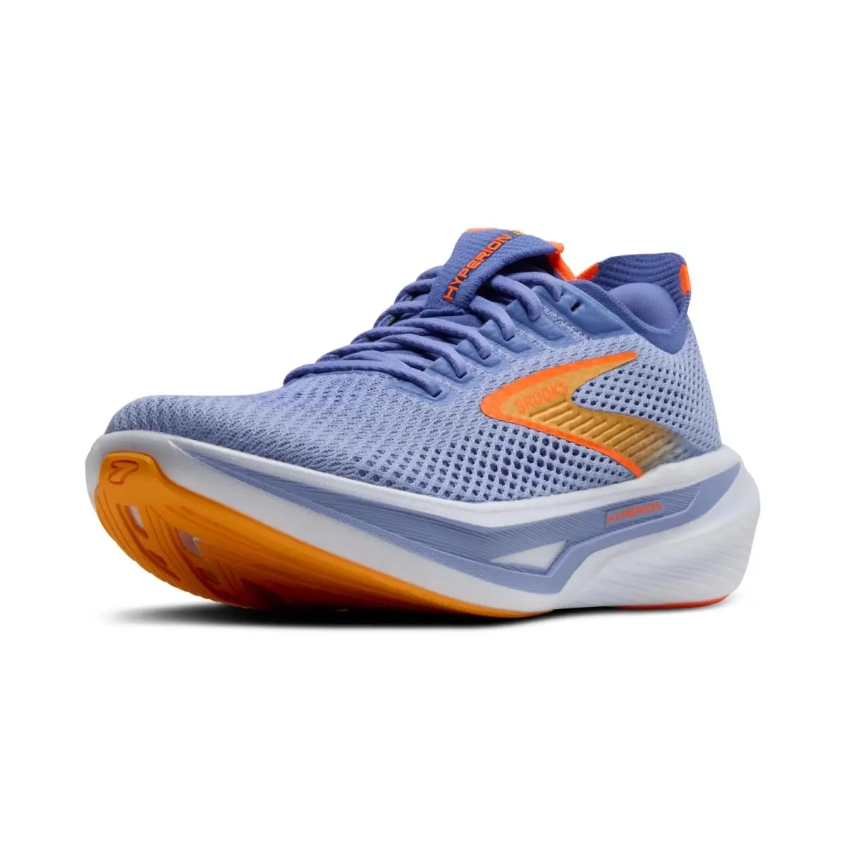 Brooks Women`s Hyperion 3 Running Shoe Blue Heron/orange/white 5.5 Medium