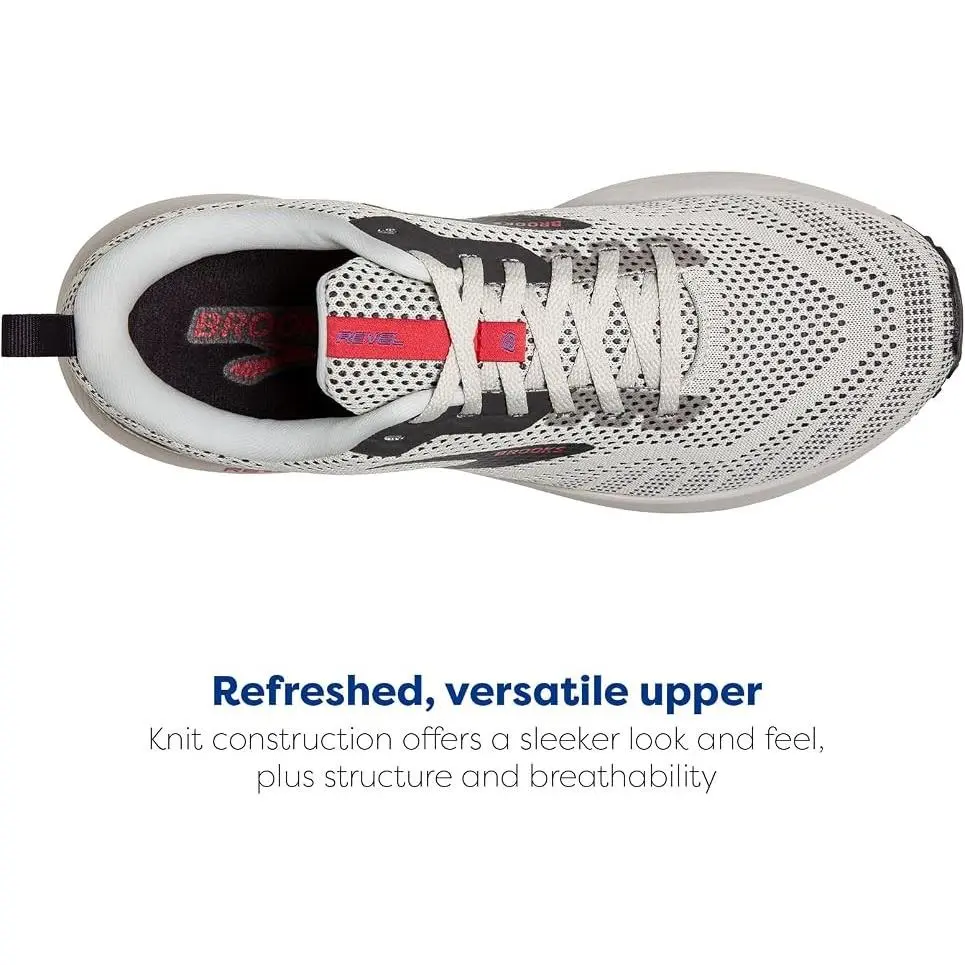 Brooks shoes - Revel - Revel - Dawn Blue/Cayenne/Nine Iron (UPC: 195394325744) 3