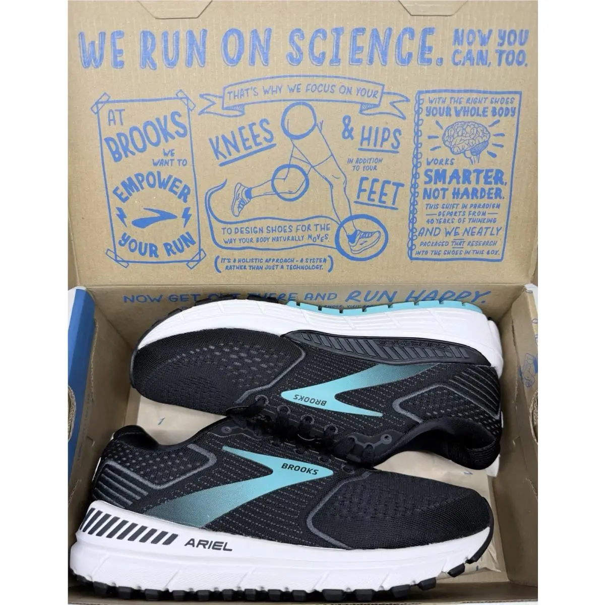 Brooks shoes - Brooks Ariel 20 Wide - Ariel Wide - 120315-1D-064 - Black (UPC: 0190340662348) 0