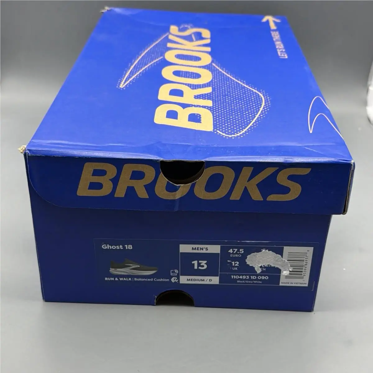 Brooks shoes - Brooks Ghost 18 - Ghost - 1104931D090 - Black (UPC: 0195394869378) 13
