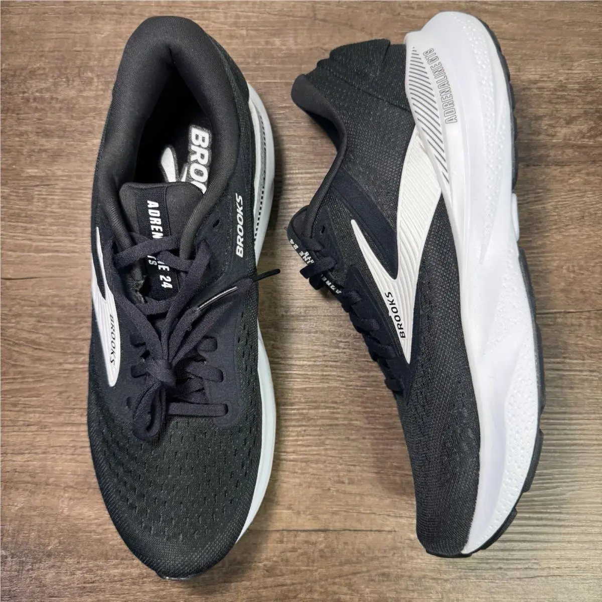 Brooks Adrenaline Gts 24 ‘black/white’ Men’s Size 8 Running 1104371D087
