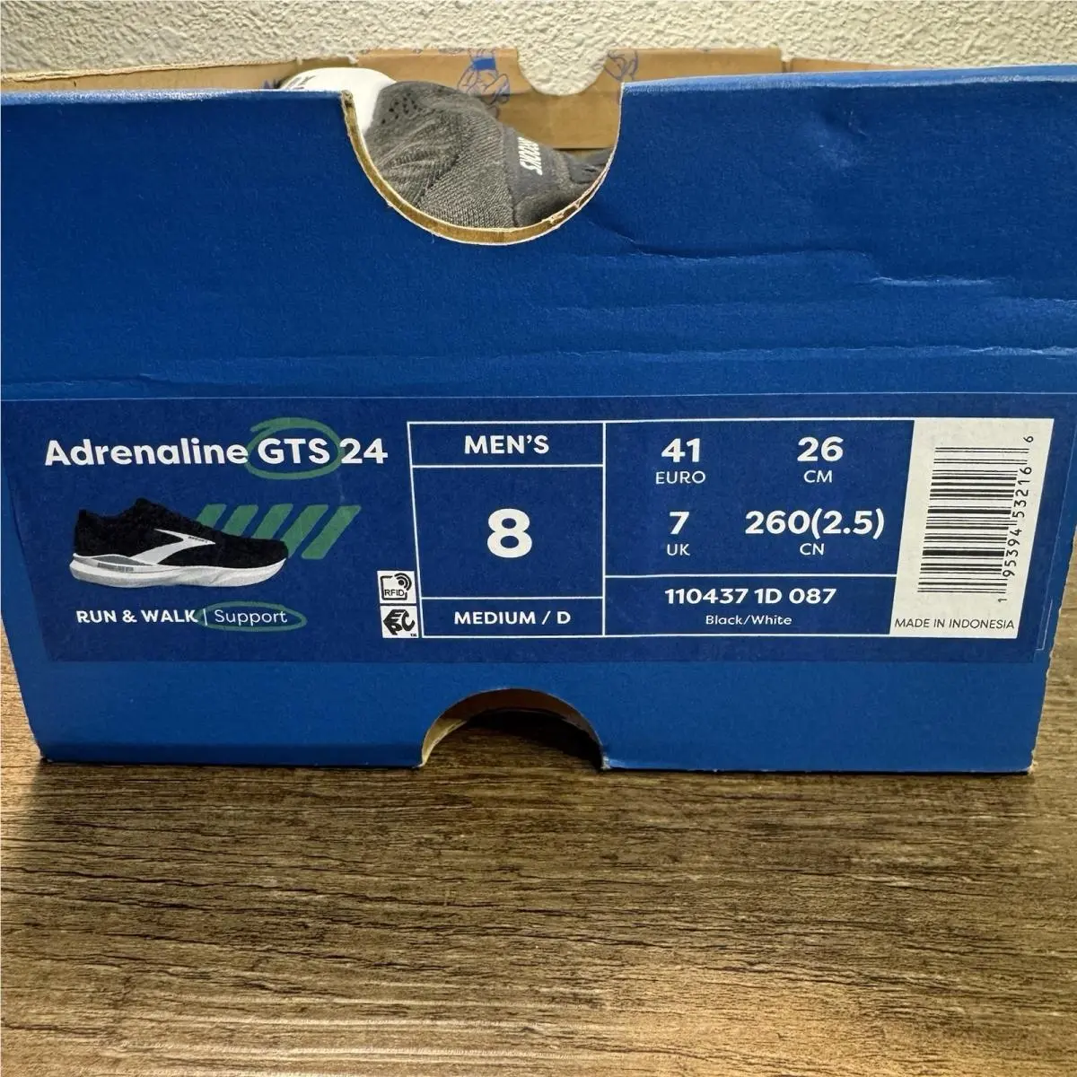 Brooks shoes - Brooks Adrenaline GTS 24 - Adrenaline GTS - 110437-1D-087 - Black 0