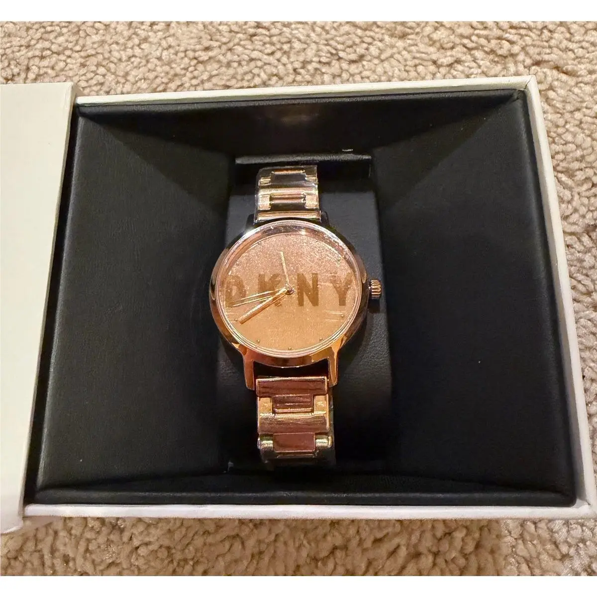 Dkny Nyc Rose Gold Watch - V175 0519 by DKNY