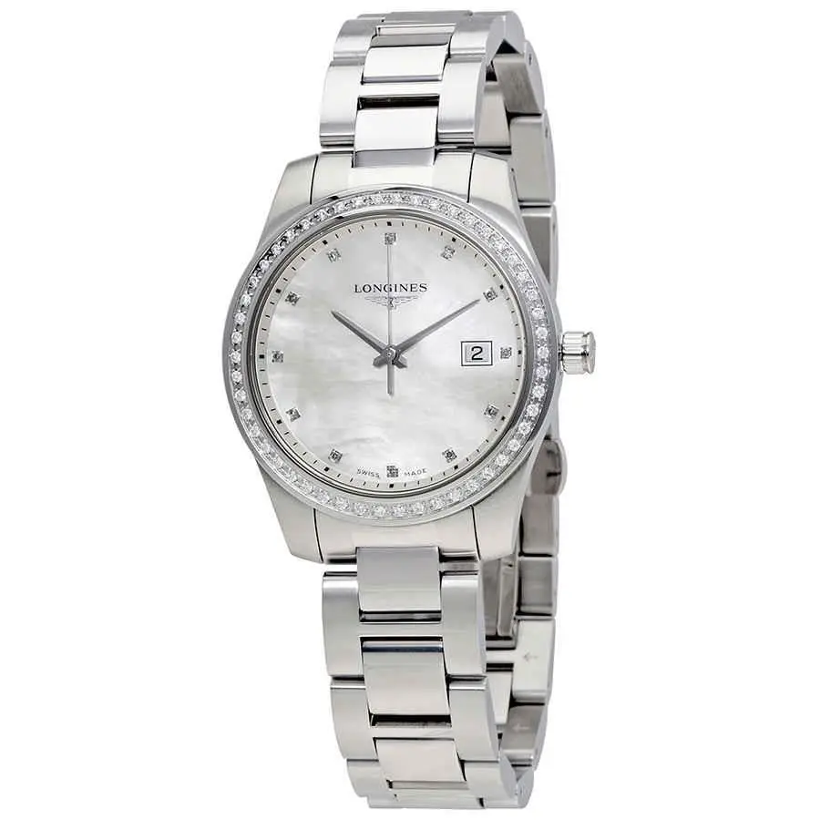 Longines Conquest Mop Dial Ladies Watch L3.401.0.87.6