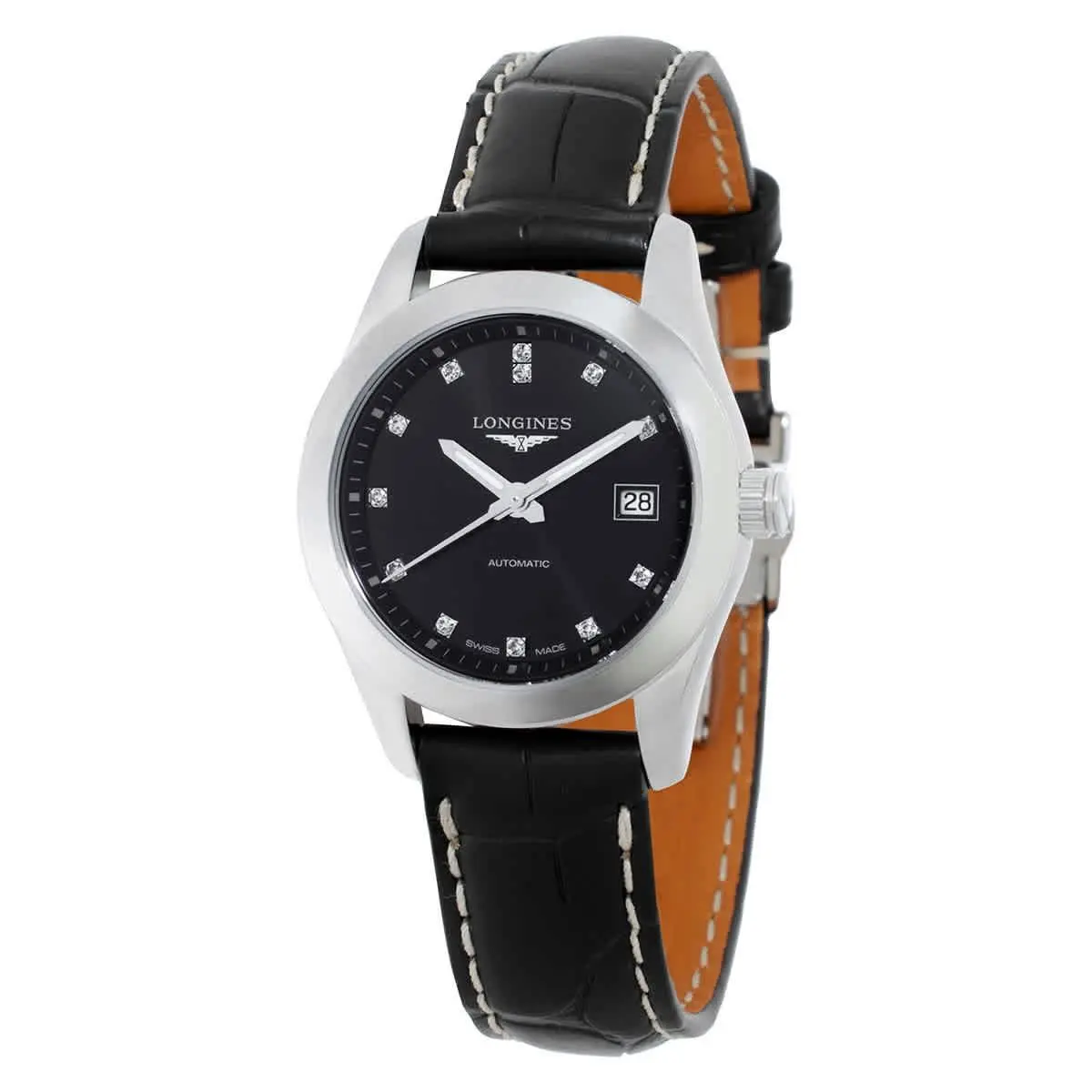 Longines Conquest Classic Automatic Diamond Ladies Watch L2.285.4.58.3