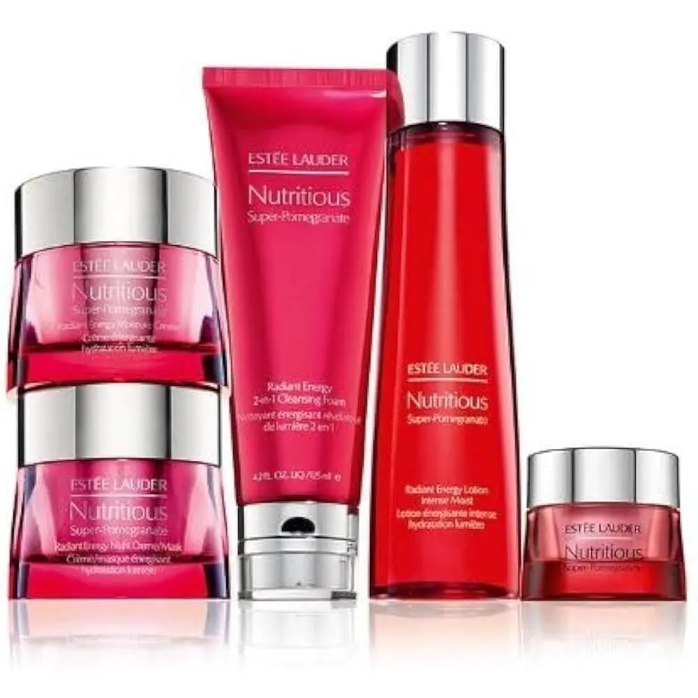 Estee Lauder Nutritious Super-pomergranate 5pc Set Creams Cleanser Eye Toner by Estée Lauder