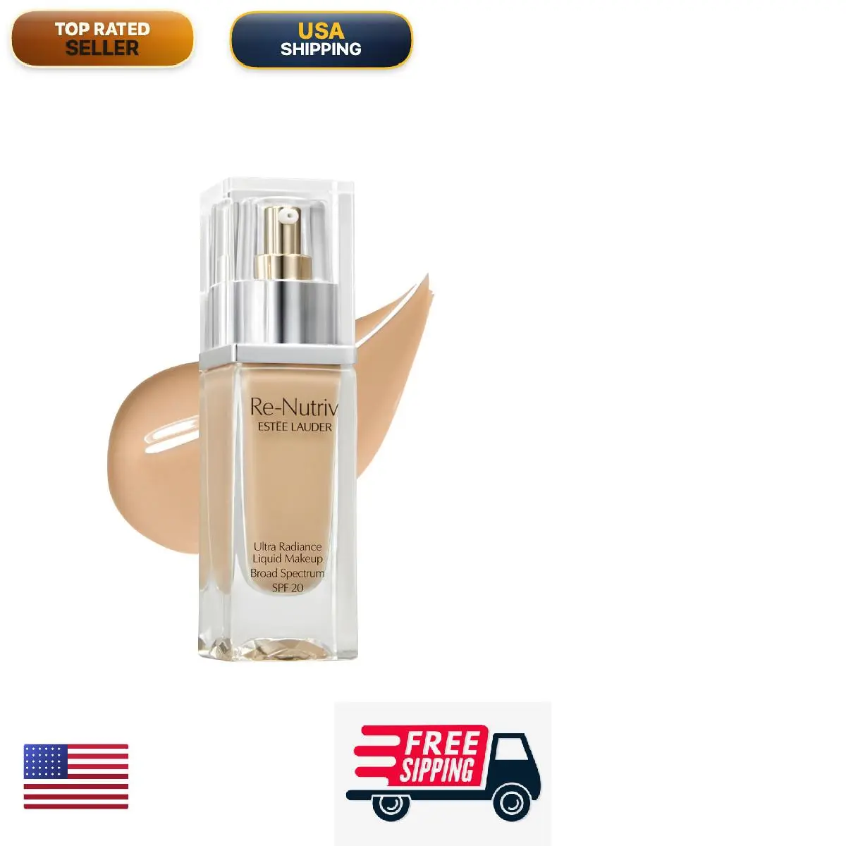 Este Lauder Re-nutriv Ultra Radiance Liquid Foundation Spf 20 by Estée Lauder