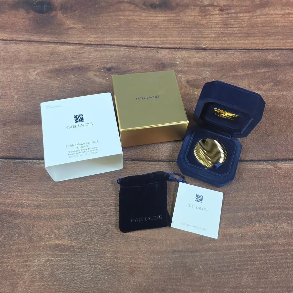 Estee Lauder Scorpio Zodiac Compact Women OS Gold Excellent Lucidity Powder by Estée Lauder