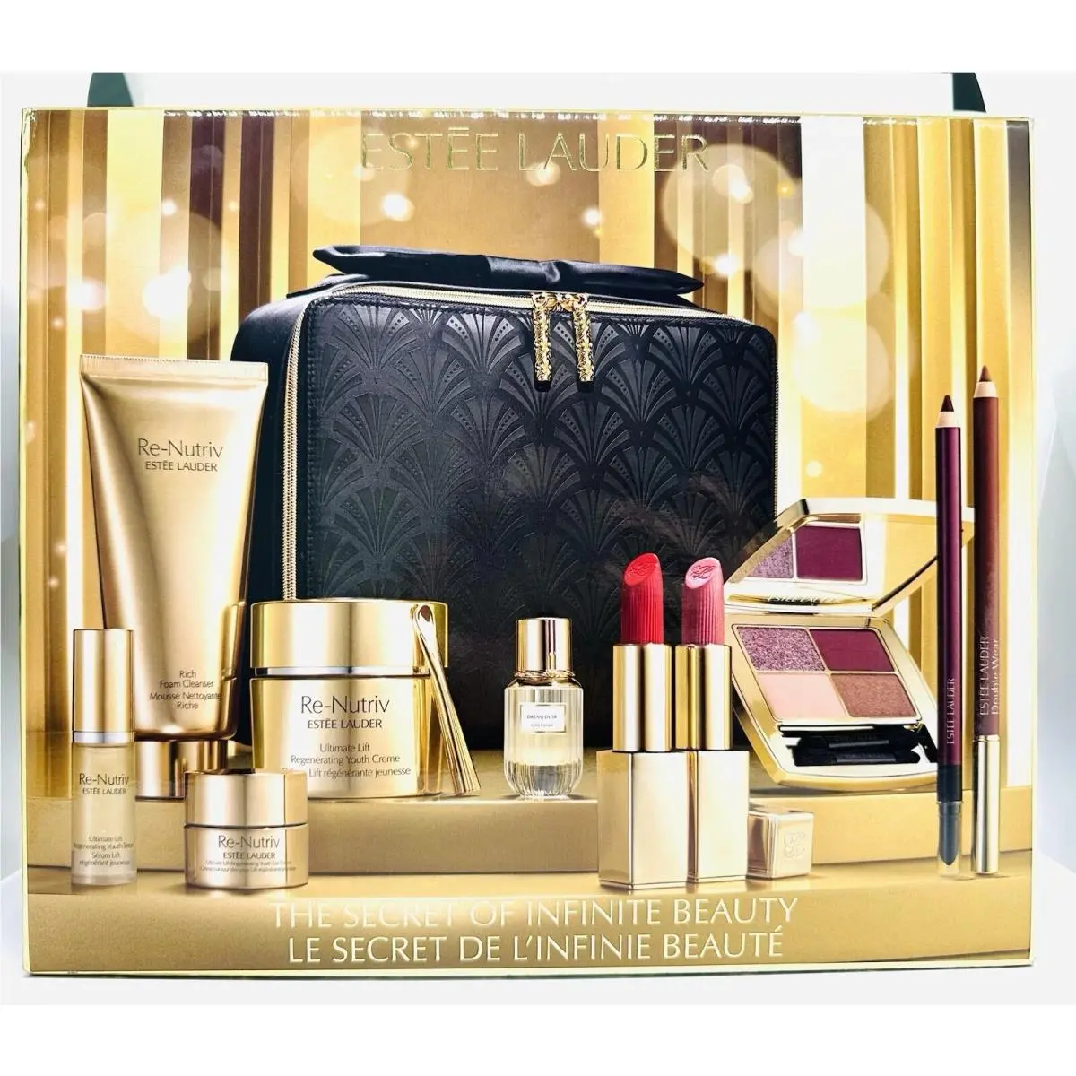 Estee Lauder Re-nutriv The Secret Of Infinite Beauty Set w/ Case by Estée Lauder