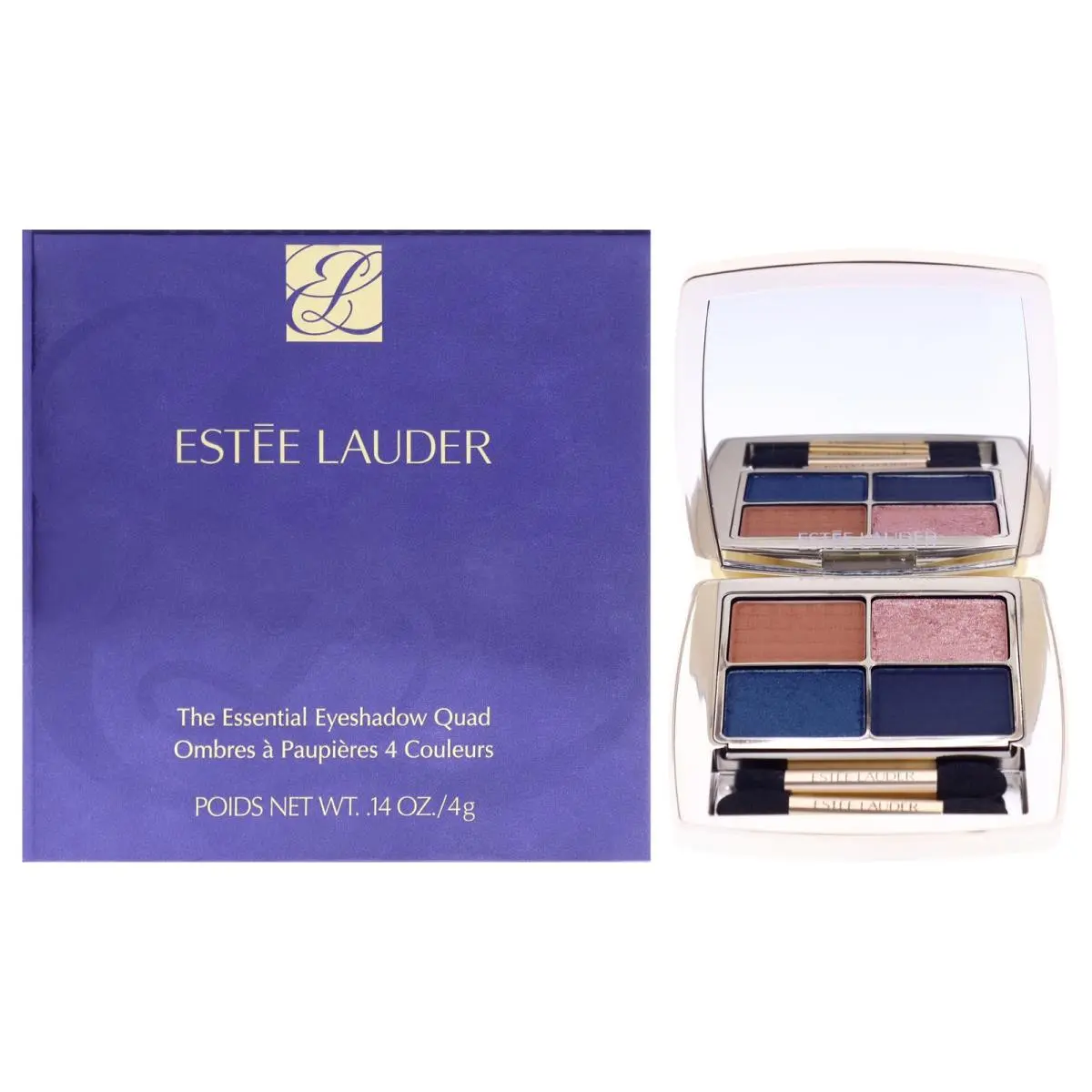 2 Pack The Essential Eyeshadow Quad- Poolside by Estee Lauder For Women - 0.14oz by Estée Lauder