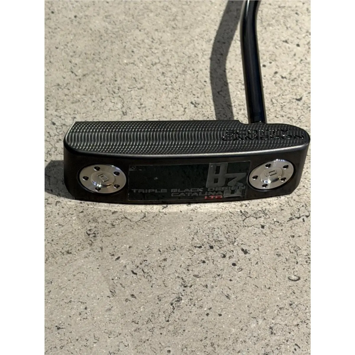 Scott  - Scotty Cameron B3 Triple Black Design LTD Catalina - Black, Lie Angle: Black 1