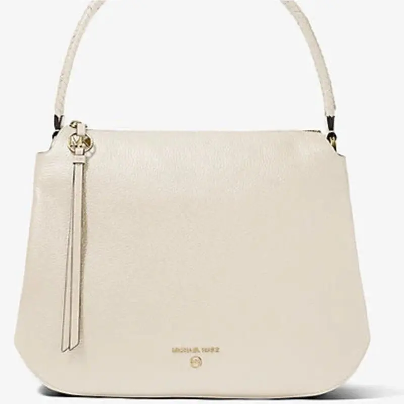 Pale Pink Pebbled Leather Shoulder Bag “grand” by Michael Kors