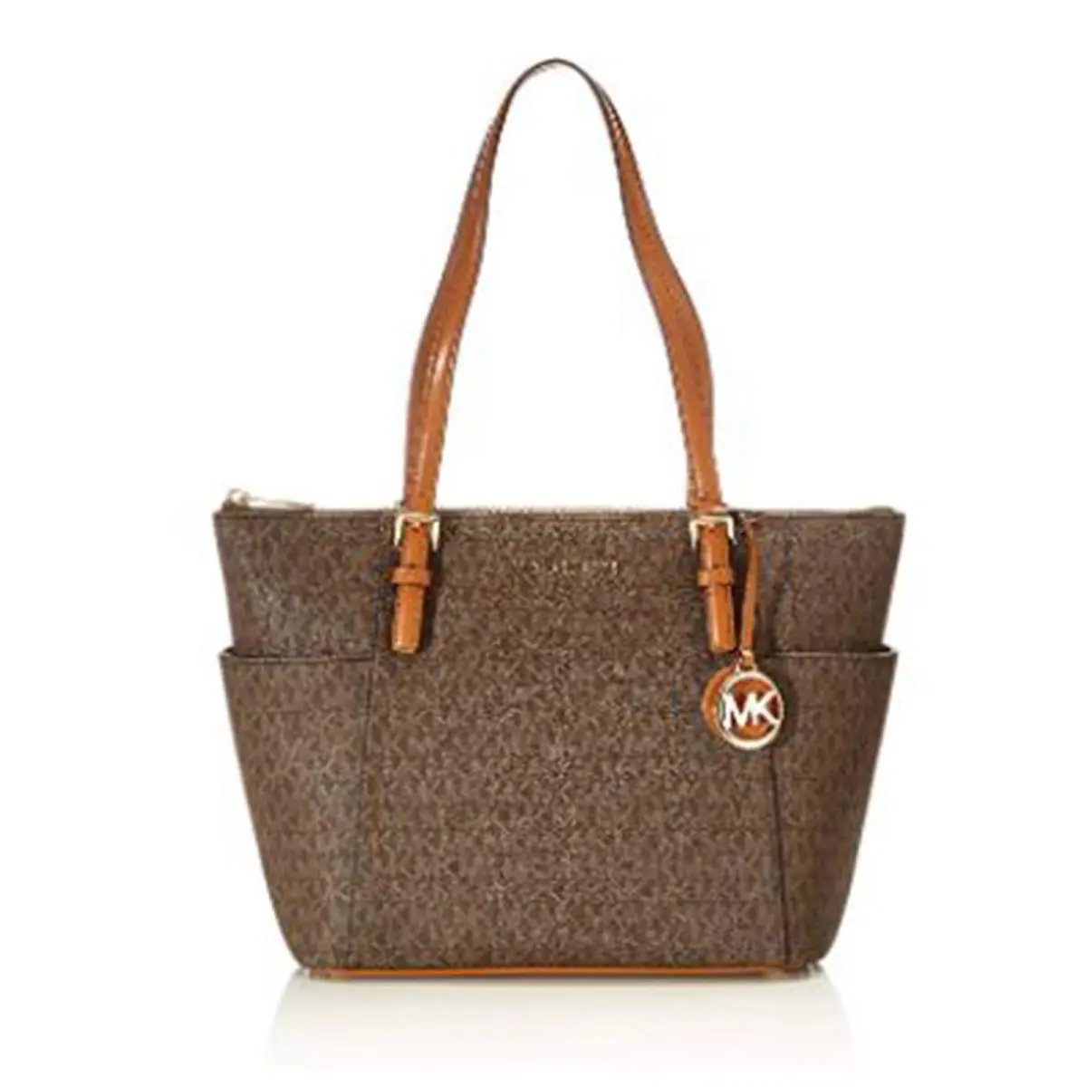 Kors Jet Set Item East/west Top Zip Tote Brown/acorn One Size by Michael Kors
