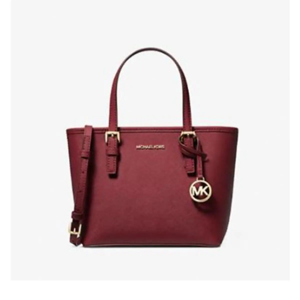 Michael Kors XS Carry All Jet Set Travel Womens Tote 35T9GTVT0L-oxbl