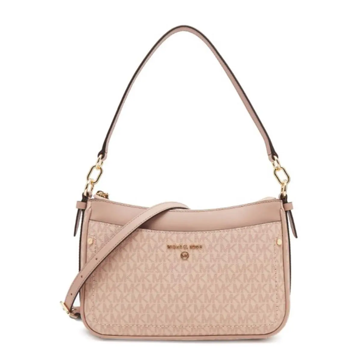 Michael Kors Jet Set Medium Logo Shoulder Bag Ballet 32S1GT9C8B-857