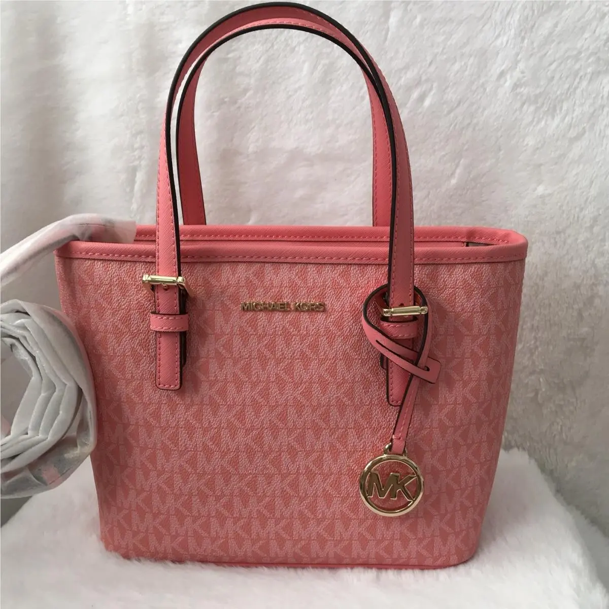 Jet Set Travel XS Carryall Tote Crossbody Grapefruit MK Multi by Michael Kors