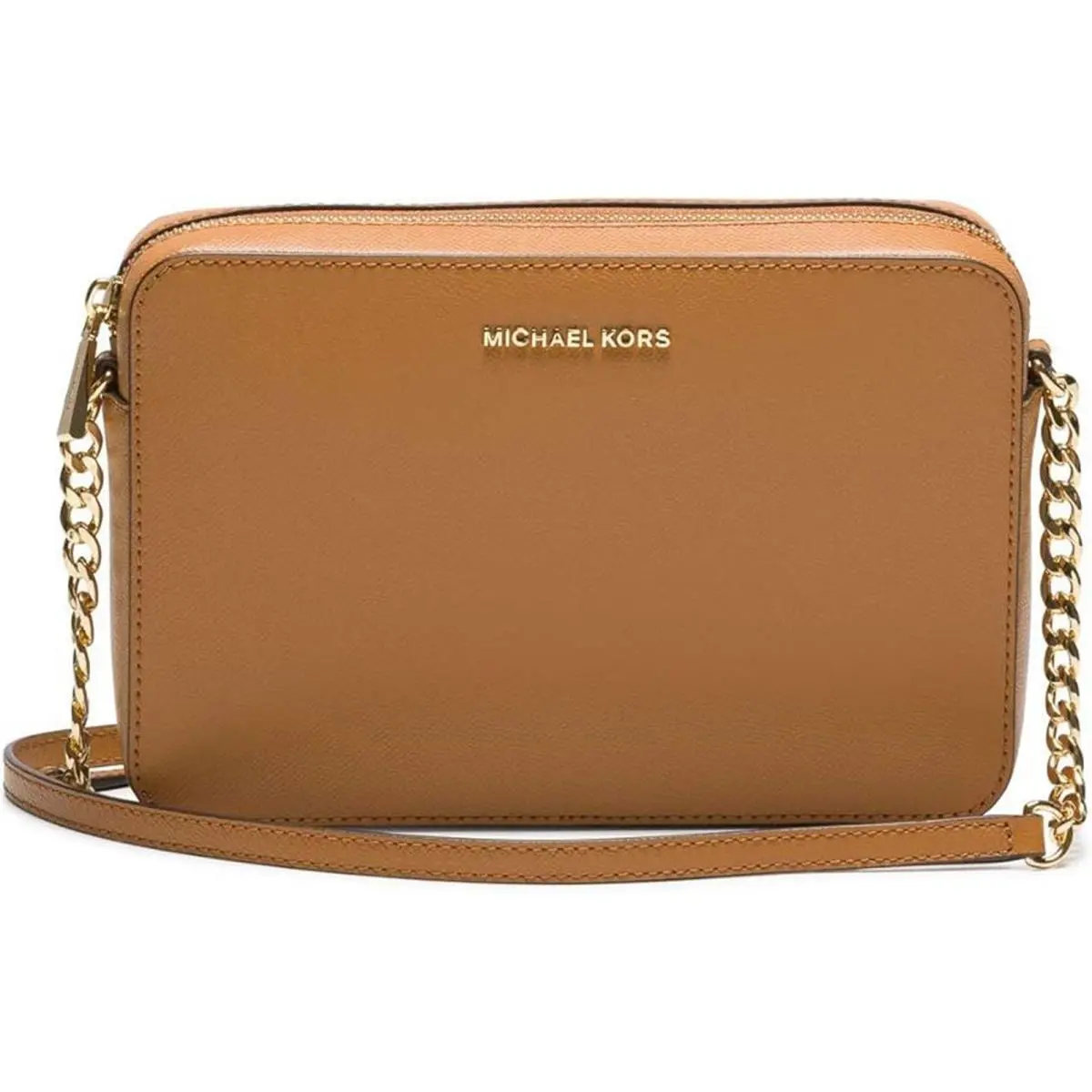 Michael Kors Jet Set Ladies Large Acorn Leather Crossbody 32S4GTVC3L-203