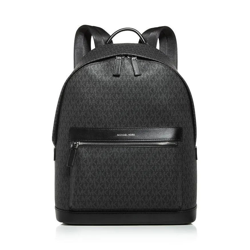Michael Kors Mason Explorer Signature Backpack In Black
