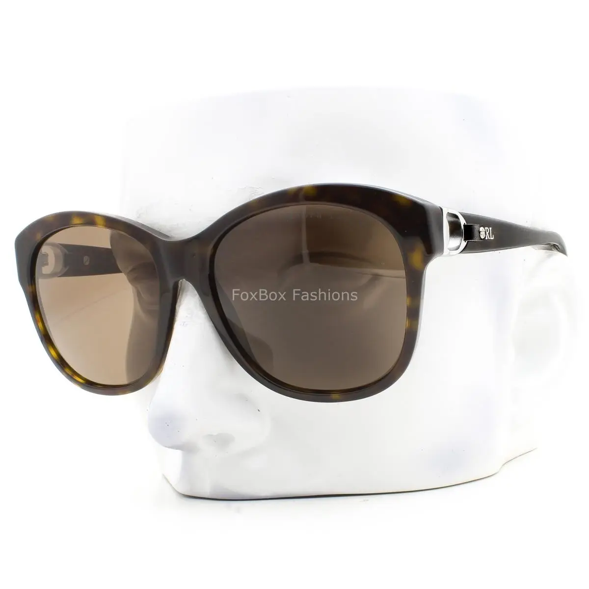 Ralph Lauren RL 8190Q 5003/73 Sunglasses Shiny Brown Tortoise with Case