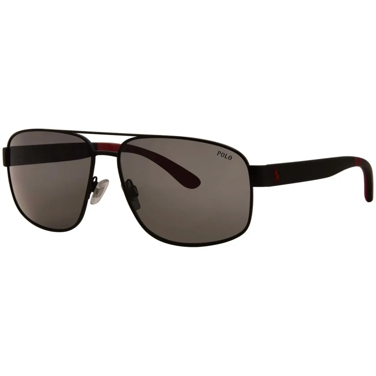Polo Ralph Lauren PH3112 903887 Sunglasses Men`s Matte Black/grey Lenses 62mm
