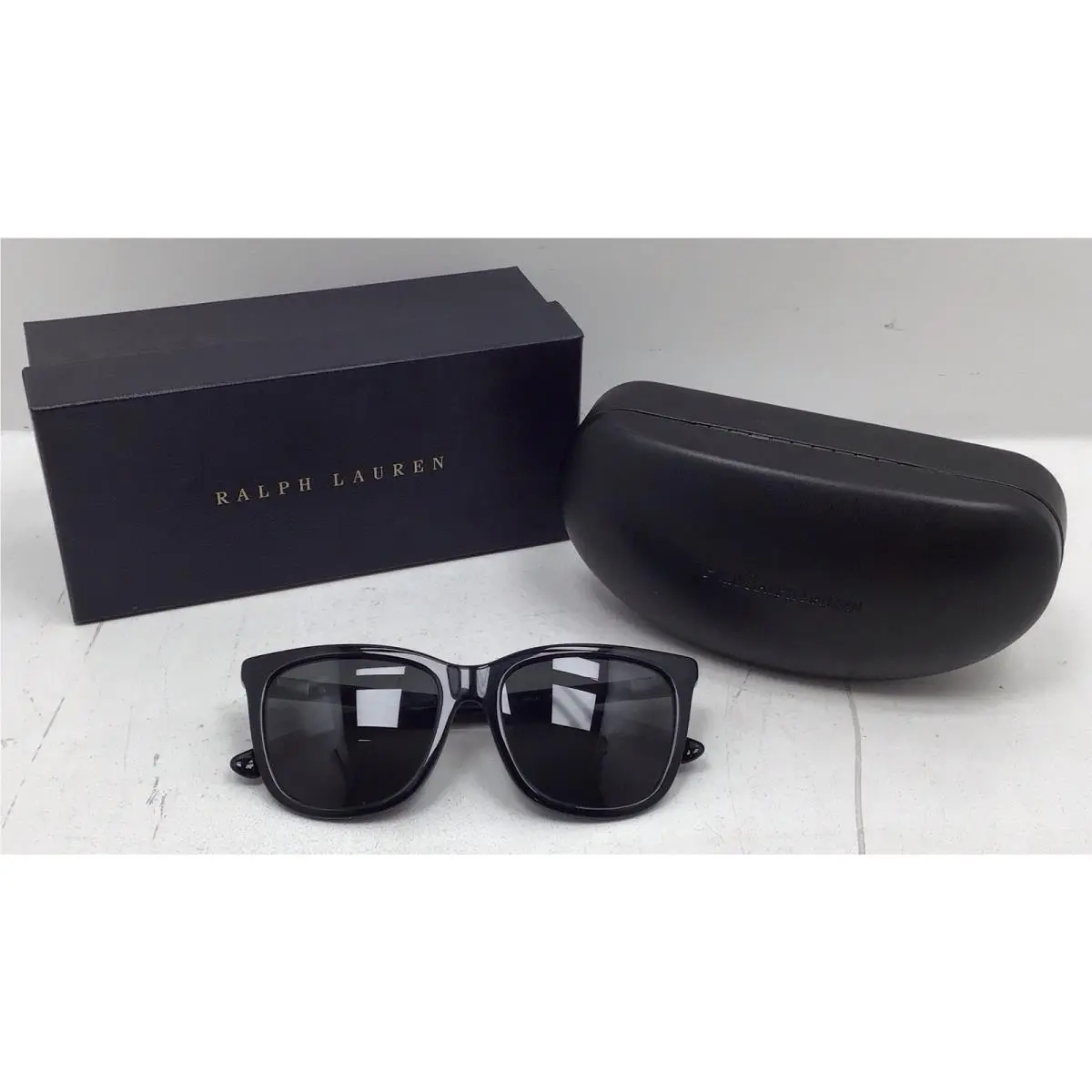 Polo  Women’s PH4201U Shiny Black Sunglasses Size 55 by Ralph Lauren