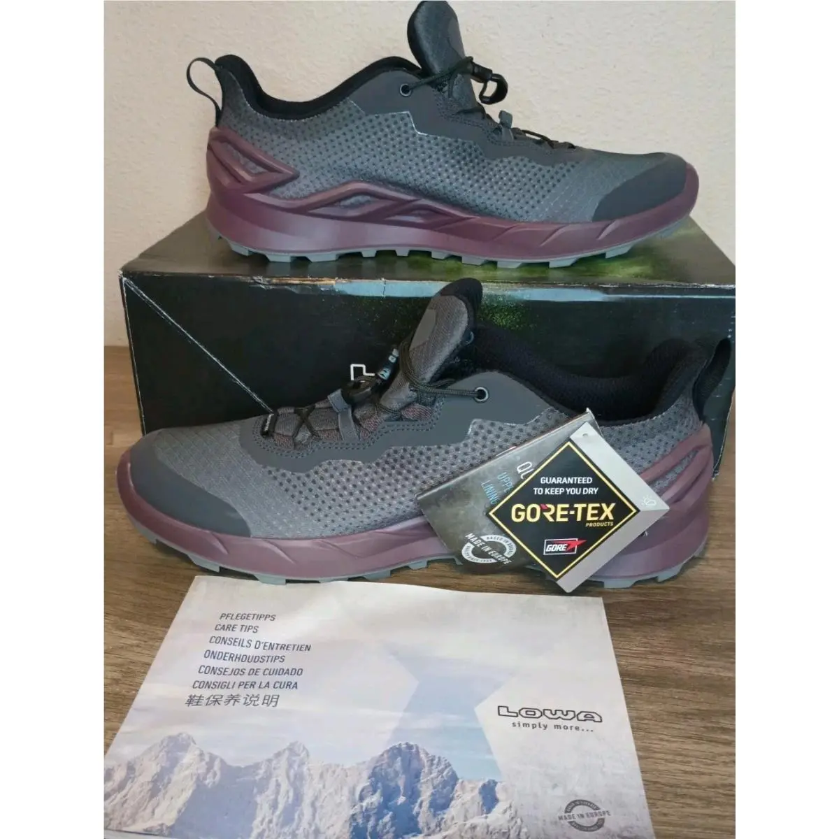 Lowa Merger Gtx Gore-tex All Terrain Sport Shoes Womens Sz 10.5 Retails
