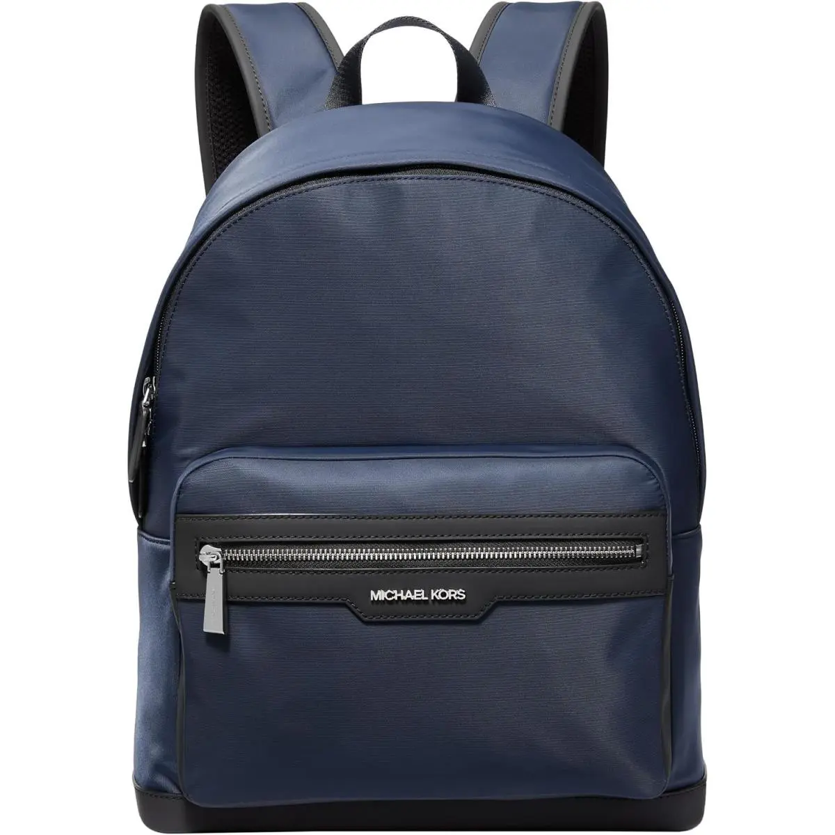 Michael Kors Men`s Malone Backpack Navy Nylon Logo Adjustable Strap