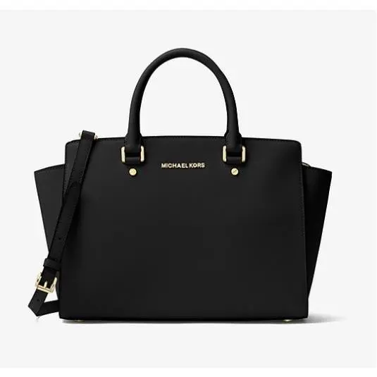 Nwt-michael Kors 30S3GLMS2L Women`s Selma Medium Satchel-black by Michael Kors