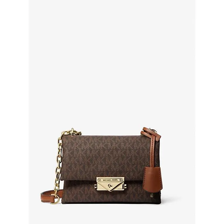 Cece Chain Small Shoulder Bag Crossbody Purse Handbag Giftbox Brown by Michael Kors
