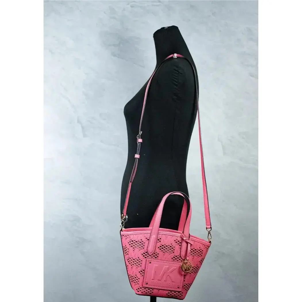 Kimber Tea Rose Vegan 2-in-1 Zip Tote by Michael Kors