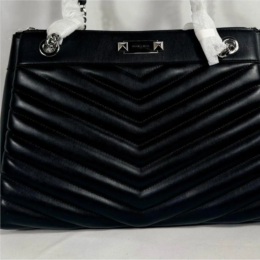 Whitney Quilted Black Bag by Michael Kors