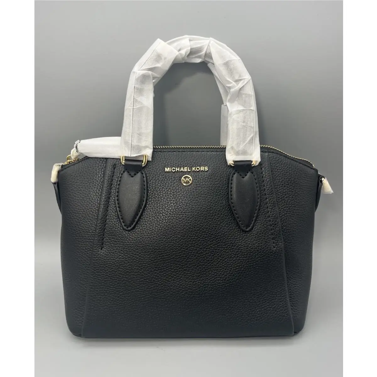 Sienna Medium Massenger Leather Satchel Crossbody Bag Purse by Michael Kors