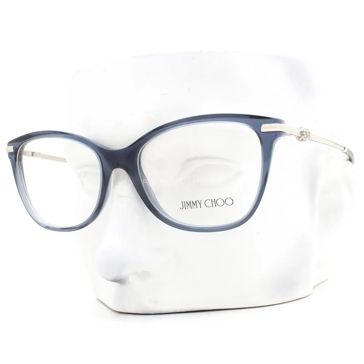 Eyeglasses JC 3007HB 5035 Glasses Crystal Blue Silver 54mm with Case by Jimmy Choo
