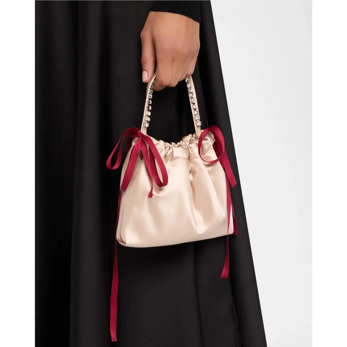 Drawstring Mini Top-handle Bag Orig by Jimmy Choo
